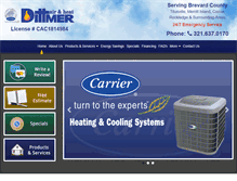 Tablet Screenshot of dittmerairandheat.com